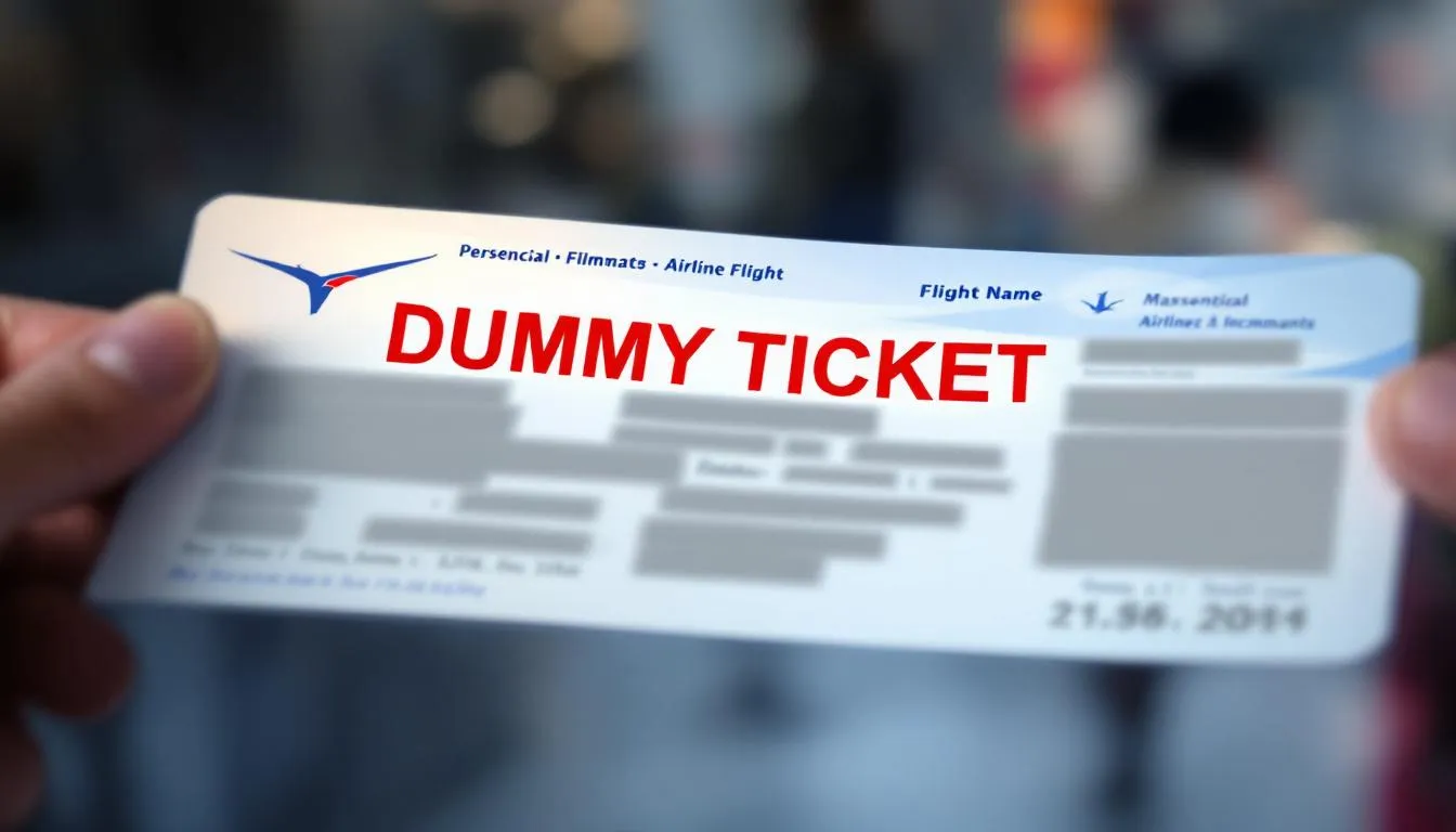 Order Your Dummy Ticket for Visa — Fast, Reliable, and Embassy Approved